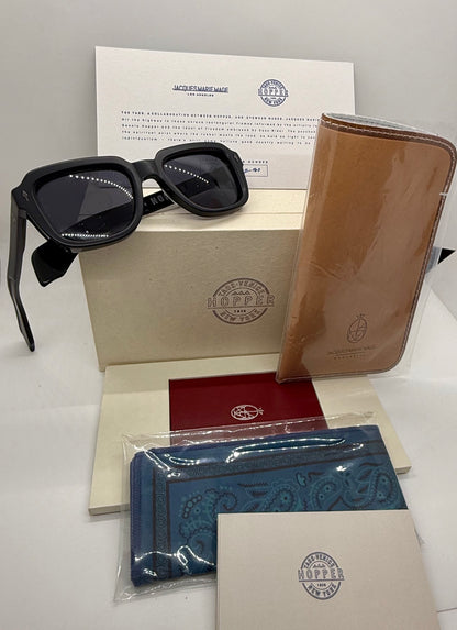 Jacques Marie Mage TAOS HOPPER in VADER Sunglasses-Ltd 250-FULL KIT-Unworn-Rare