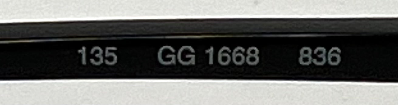 Gucci GG 1668 B36 Oval Optical Frames-Y2K VINTAGE-Unworn-Italy-49mm