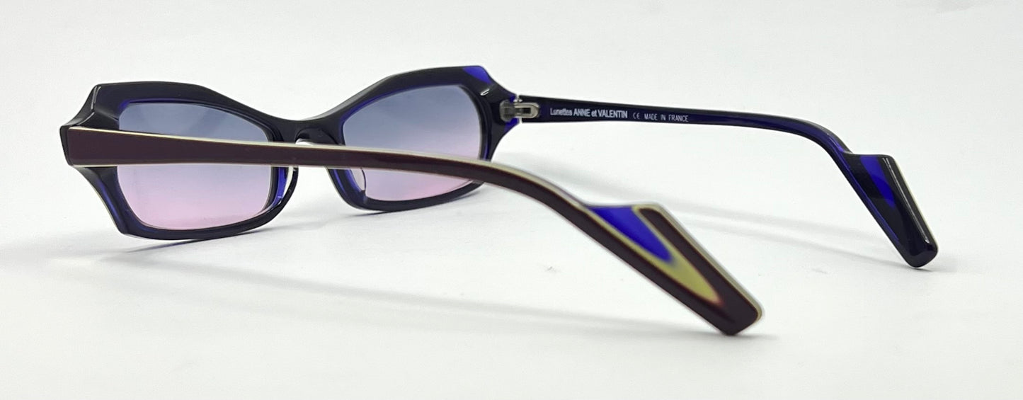 Anne et Valentin CORALIE 0607 Vintage Sunglasses w/New Gradient Tinted Custom Lenses-France
