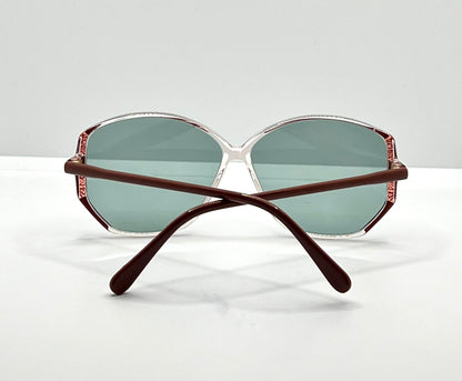 Silhouette SPX M1793 Vintage Sunglasses w/New, Custom Aquamarine Lenses-Deadstock-Austria