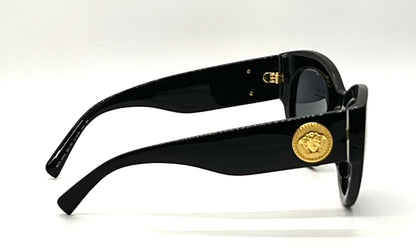 Versace VE4353 Tribute Medusa Vintage Sunglasses-Black-Deadstock