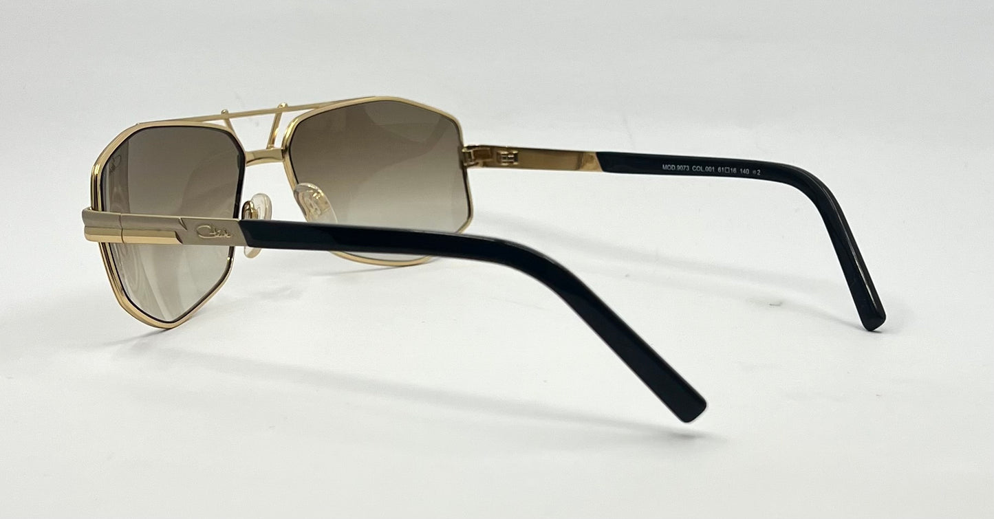 Cazal 9073 COL.001 Gold Black 61-16-140 Made in Germany-Vintage Sunglasses