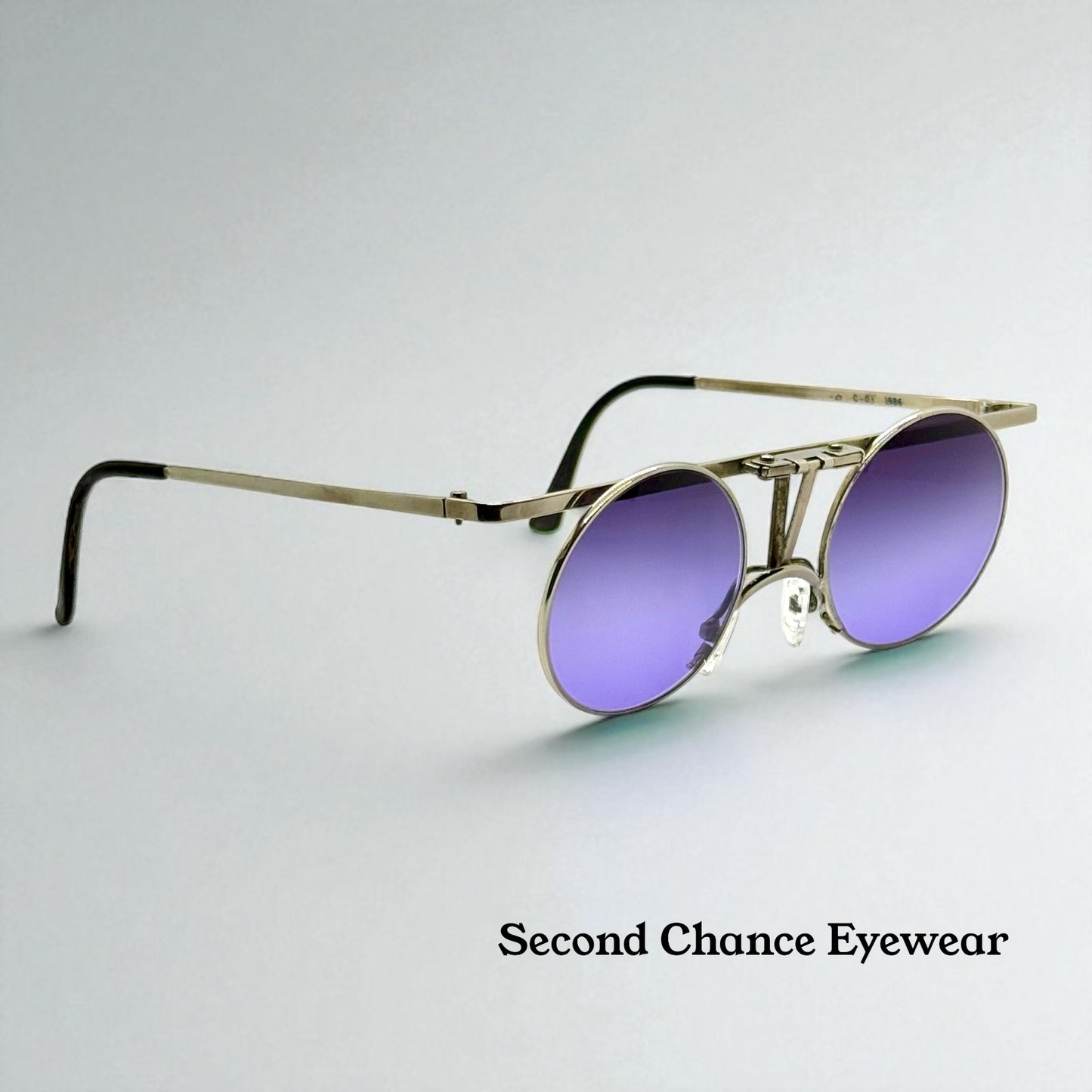 1986 Larry Leight i’dentity Sunglasses-RARE Early Oliver Peoples History-Warhol Linked Design