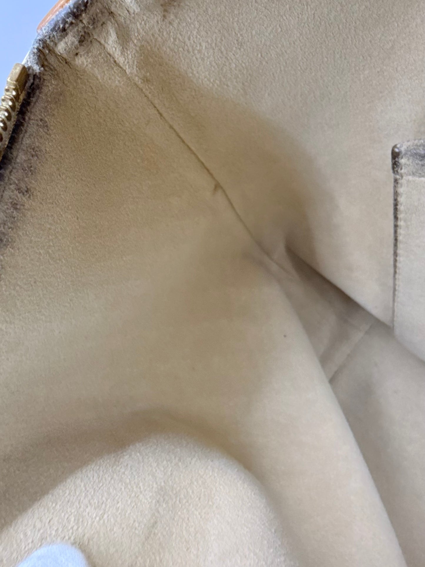 Louis Vuitton Saleya PM Damier Azur Tote Bag Gold Hardware