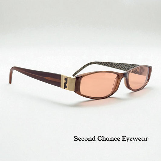 Fendi F645 238 Vintage Sunglasses–FF Monogram Arms-Deadstock/Unworn Italy