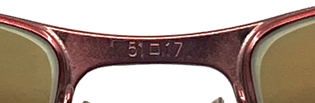 D&G 4159 Y2K Vintage Geometric Narrow Sunglasses Italy Red 51-17