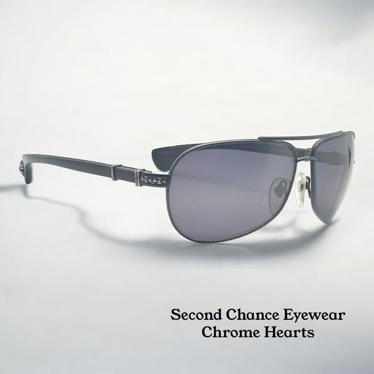 Chrome Hearts Grand Beast II Sunglasses – Frost Mirror Lenses – Full Kit – Rare