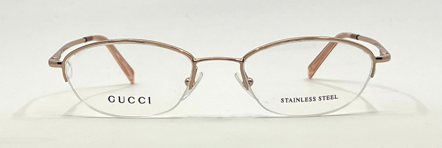 Gucci GG 2705 ZL9 Half-Rim Titanium Optical Frames Italy Unworn Deadstock