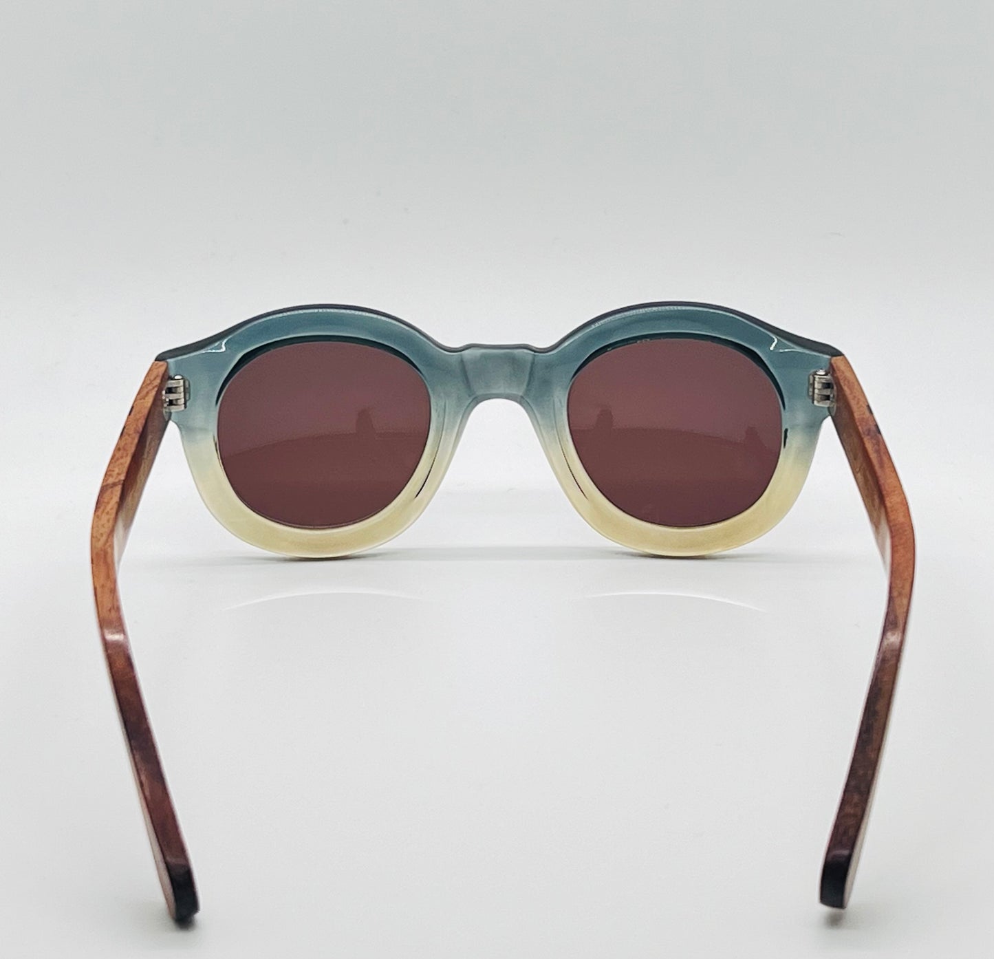 Original Timber Co. San Francisco-Model: B-16000
Y2K Deadstock-Genuine Wood Temples-45mm