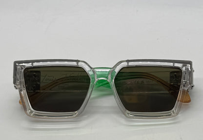 Louis Vuitton Virgil Abloh 2054 1.1 Millionaires Z1812W Crystal Clear Sunglasses