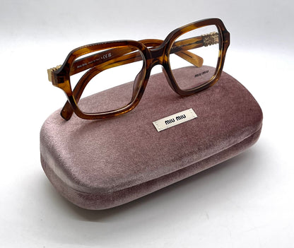 MIU MIU VMU03Y Oversized Tortoise Eyeglasses