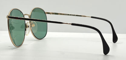 Silhouette M6039 VINTAGE Sunglasses-Gold/Red w/New Green Custom Lenses-54mm