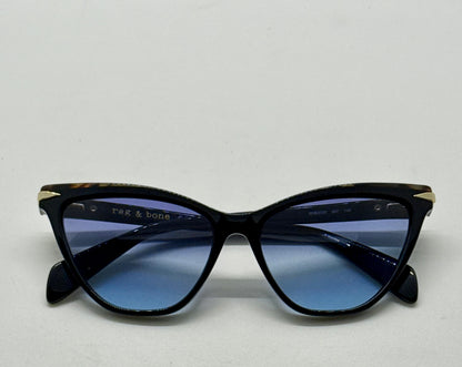 Rag & Bone RNB3020 807 Cat-Eye Sunglasses w/New Gradient Blue Custom Lenses-New/Unworn