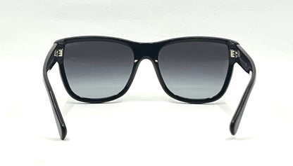 Chanel 5386 Black CC Logo Sunglasses 60-16 Italy Gradient Lens Unworn