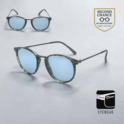 Rodenstock 834 Vintage Sunglasses-New Sky Blue Custom Lenses-Unworn