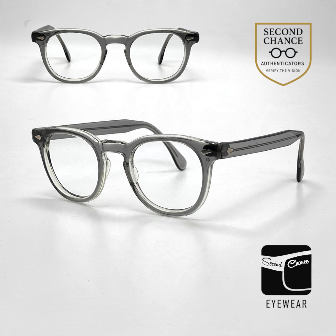 Tart Optical Arnel VINTAGE 48-24 Crystal Gray Eyeglass Frame Original Made in USA