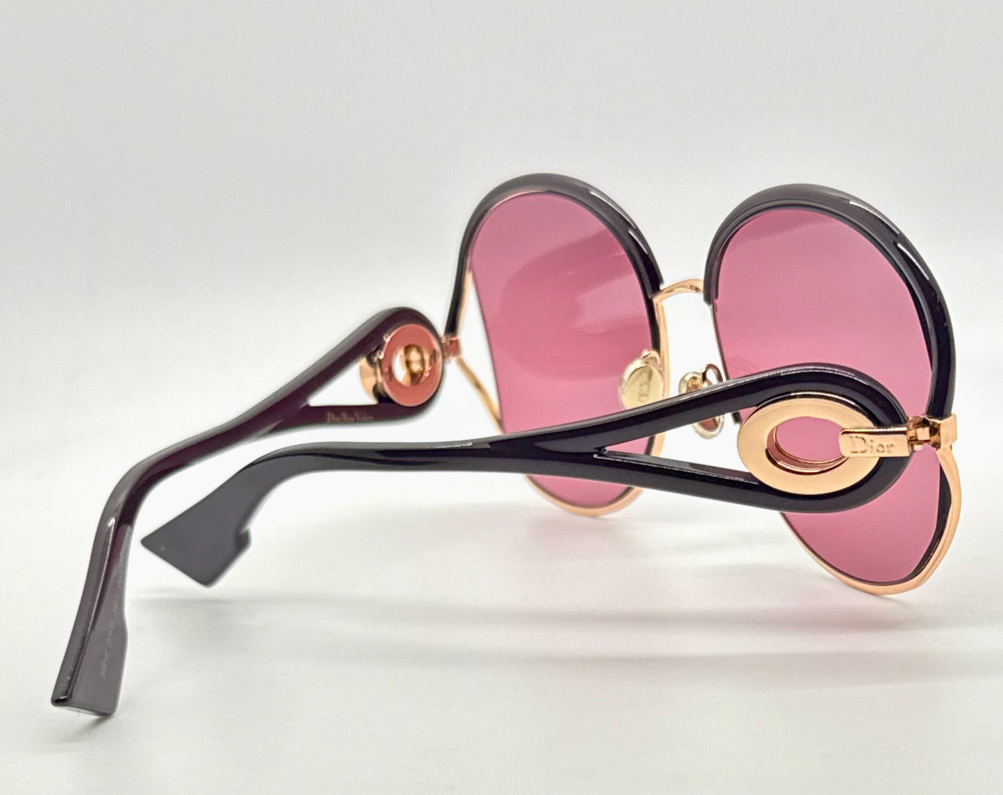 Christian Dior New Volute 58EVC Vintage Sunglasses-Rose Lenses-Full Kit-NOS/Unworn-57mm