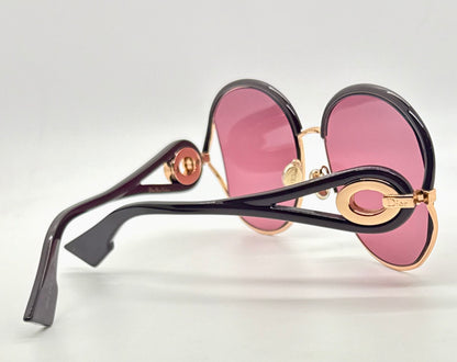 Christian Dior New Volute 58EVC Vintage Sunglasses-Rose Lenses-Full Kit-NOS/Unworn-57mm