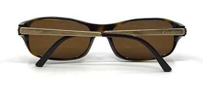 Cartier Paris VINTAGE Sunglasses France Tortoise Gold Zeiss Polarized Deadstock