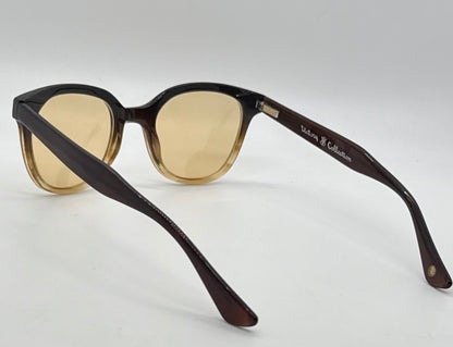 Victory Collection-Garfield 210 COF Vintage Sunglasses w/New Day/Night Custom Amber Tint Lenses