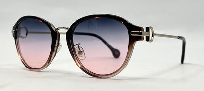 Salvatore Ferragamo SF2826 Sunglasses-New Grey/Rose Custom Gradient Lenses-Unworn