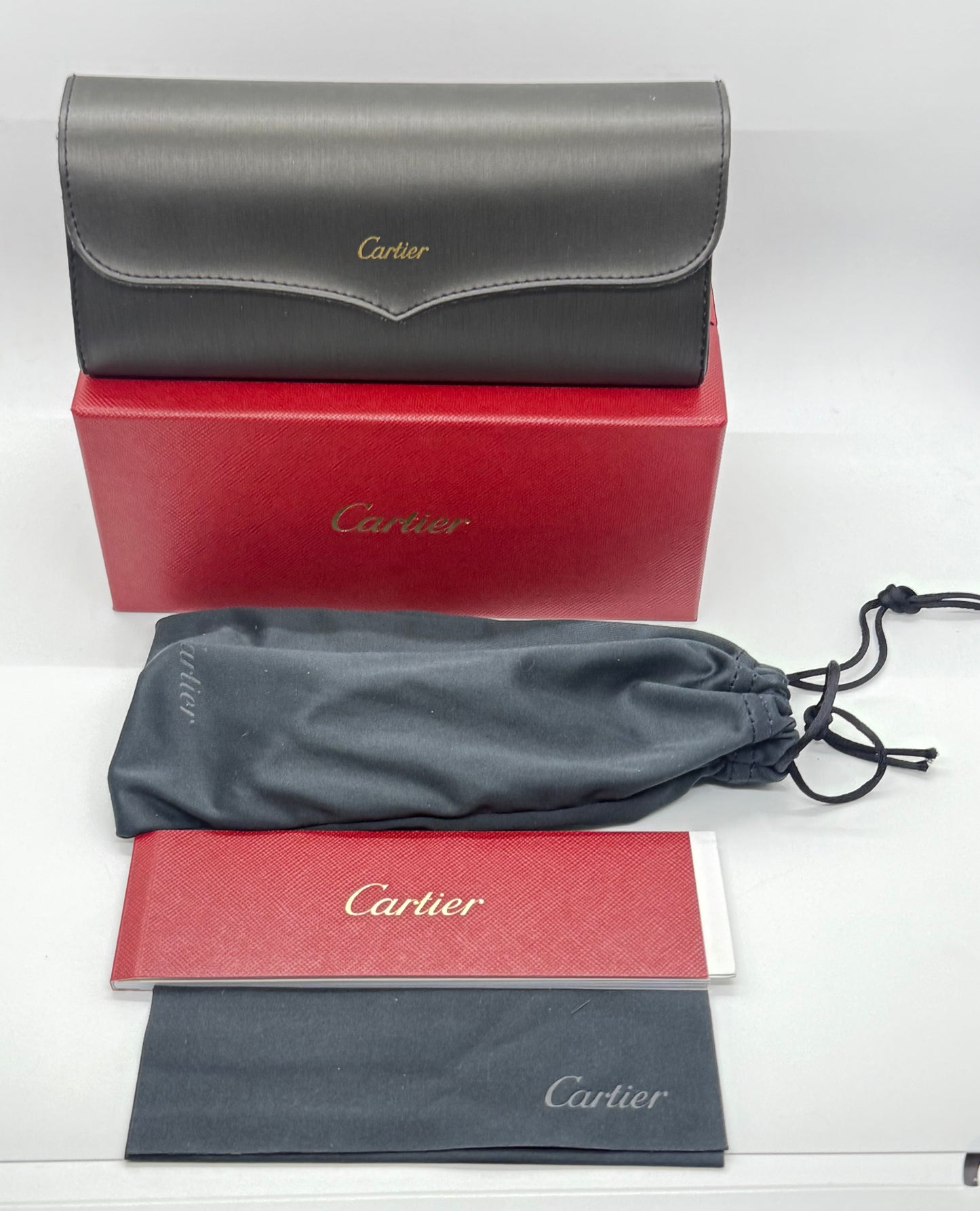 Cartier Santos-Dumont Edition Aviator Sunglasses Zeiss Polarized Deadstock