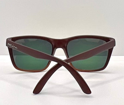 Mira M45 Vintage Sunglasses – Matte Red Frame w/ Yellow Mirror Lenses – NOS