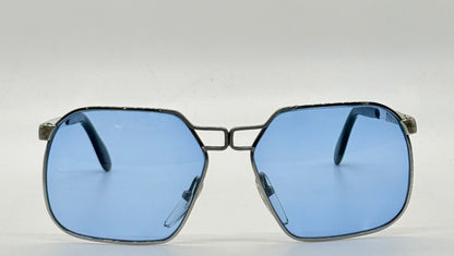 Neostyle FLEET Vintage Metal Sunglasses-New Blue Tinted Custom Lenses