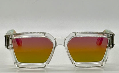 Louis Vuitton Virgil Abloh 2054 1.1 Millionaires Z1812W Crystal Clear Sunglasses