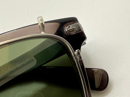 BRAND NEW/UNWORN Vuarnet VL1404 0004 Sunglasses – Translucent Grey Frames w/SX2000 Green Mineral Glass Clip-On Lenses