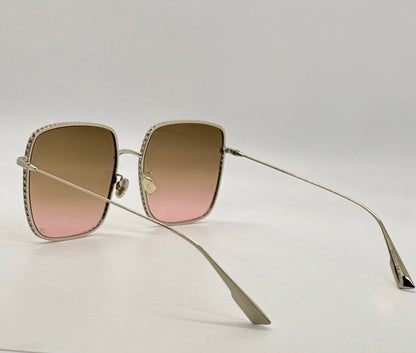 DIOR BY DIOR 3F Sunglasses-Silver Frame w/Gradient lenses-Y2K Vintage-Italy-Unworn