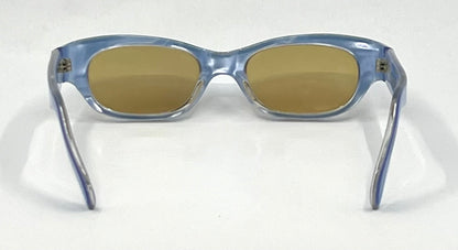 Lazi Italy Ice Blue Y2K Vintage Sunglasses-Unworn/Deadstock-Made In Italy