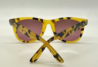 B&L Ray-Ban Wayfarer 5022 Honey Tortoise Sunglasses w/New Gradient Custom Lenses-USA