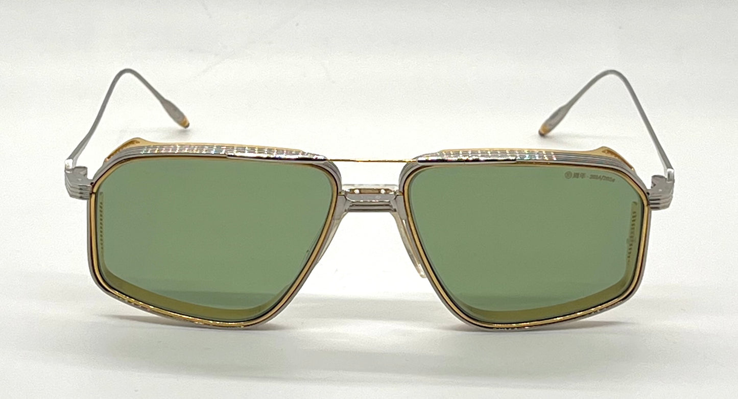 Jacques Marie Mage JAGGER DECADE in ELECTRUM-Titanium Sunglasses-Ltd 150-Full Kit