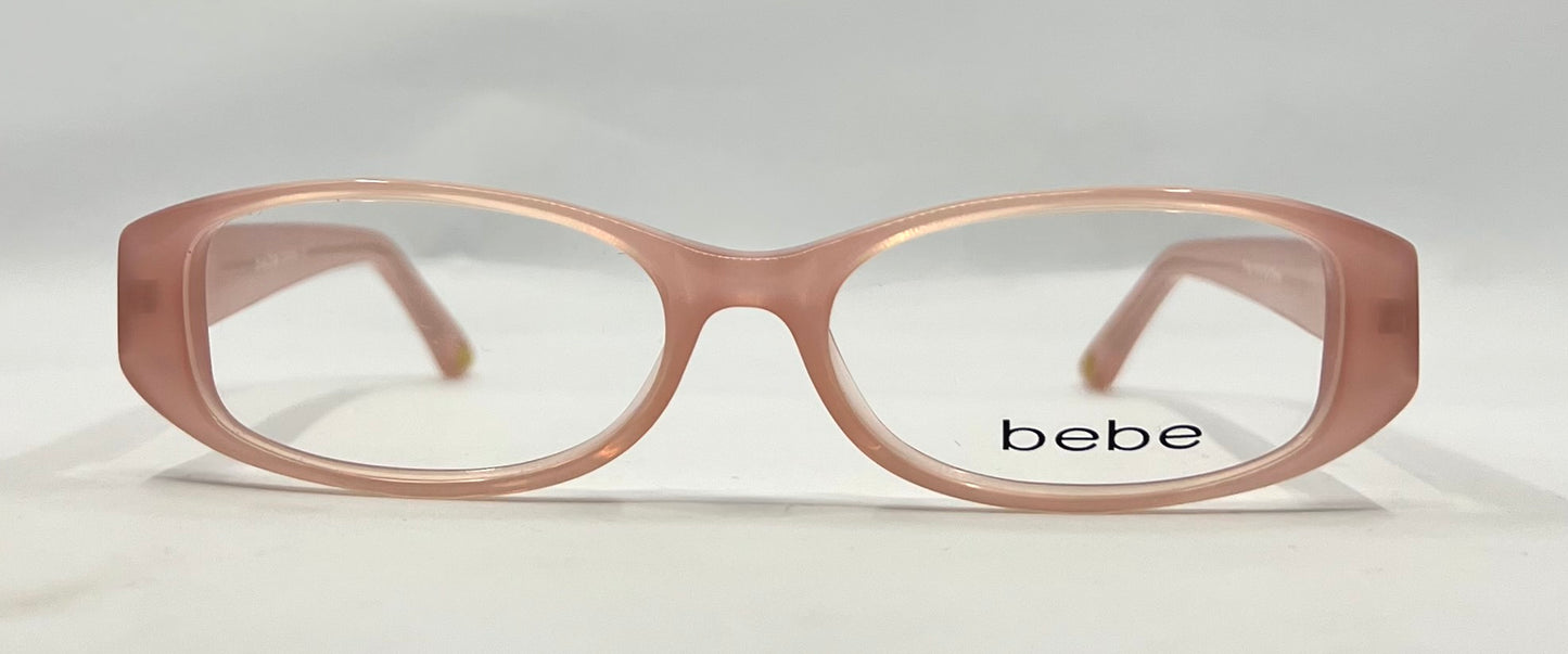bebe Luminous Pink Optical Frames 51-15-135 Deadstock Unworn Y2K