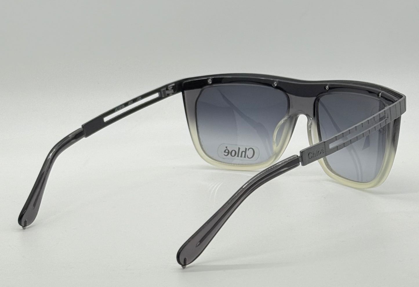 Chloé CL2186 C01-VINTAGE Shield Sunglasses-RARE/UNWORN-France-58mm-Grey Gradient