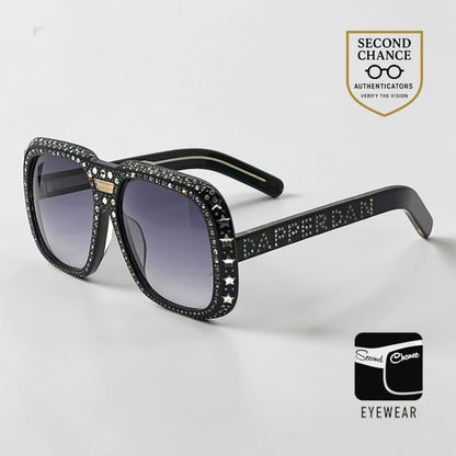 Gucci GG0427/S Dapper Dan Crystal Sunglasses-New/Custom Lenses