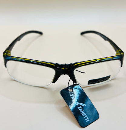 Pablo Zanetti Top Heavy Narrow Frames.  Clear lenses, no magnification.   AFFORDABLE option to expense frames!   PROTECTIVE EYWEAR