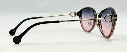 Salvatore Ferragamo SF2826 Sunglasses-New Grey/Rose Custom Gradient Lenses-Unworn