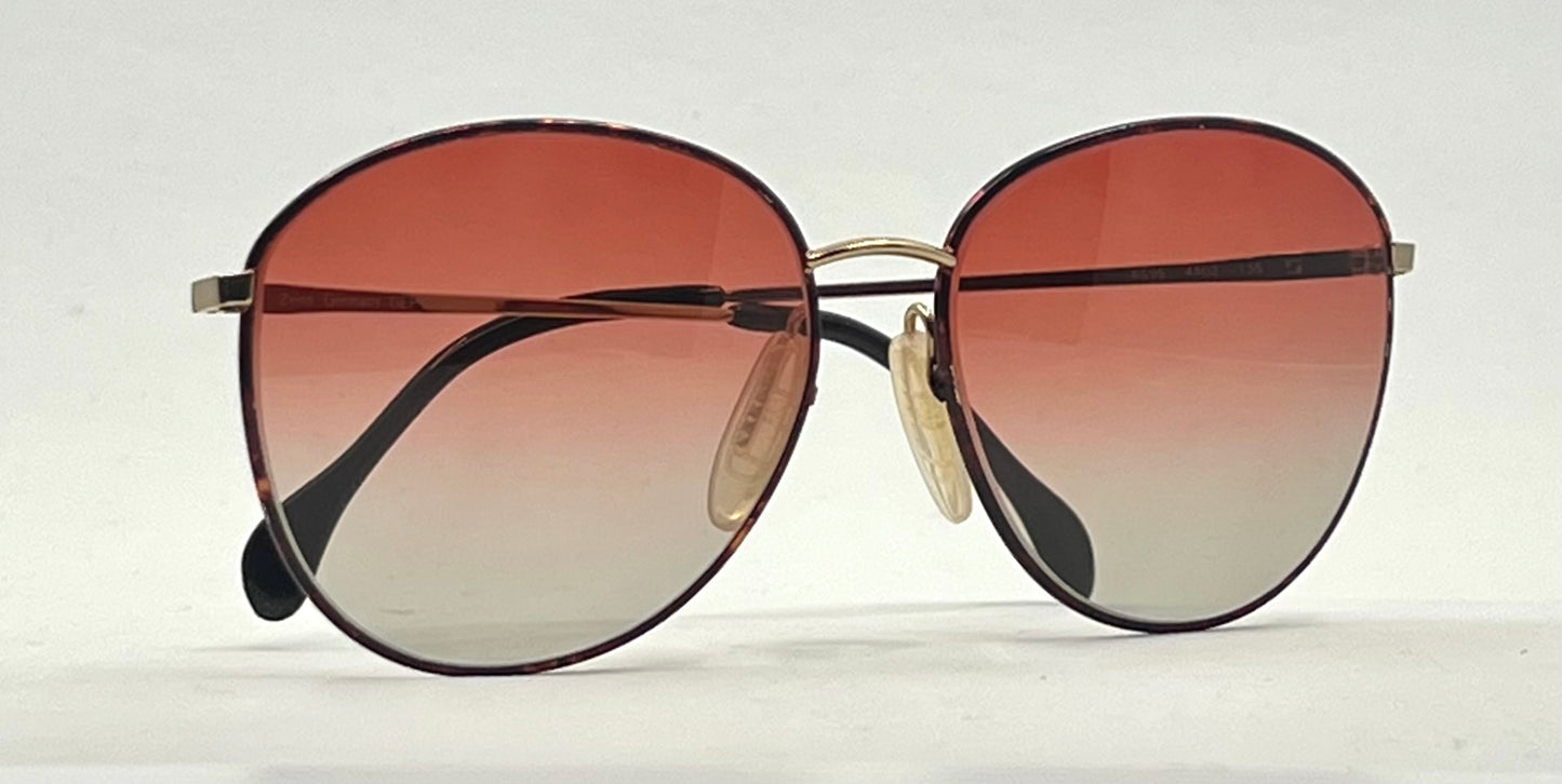 ZEISS 6595 4402 Vintage Sunglasses| New Gradient Tinted Custom Lenses-Germany