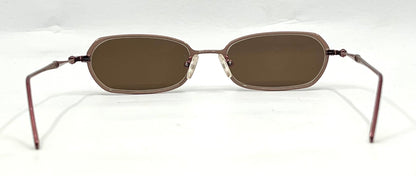 Valentino 5327 OJV2 Y2K Vintage Sunglasses-New Solid Brown Custom Lenses