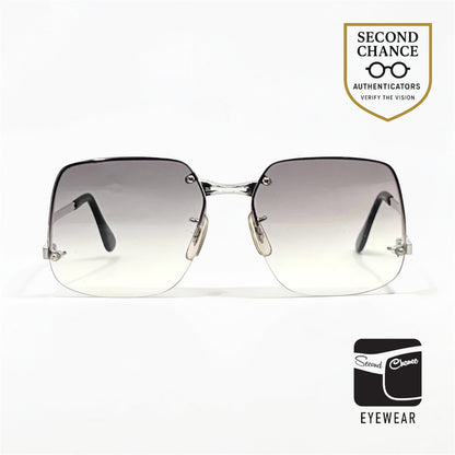 PS7 CAPRICE Rimless Square VINTAGE Sunglasses-Japan-Grey Gradient-Unworn