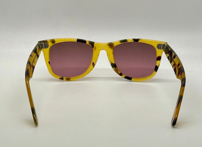 B&L Ray-Ban Wayfarer 5022 Honey Tortoise Sunglasses w/New Gradient Custom Lenses-USA