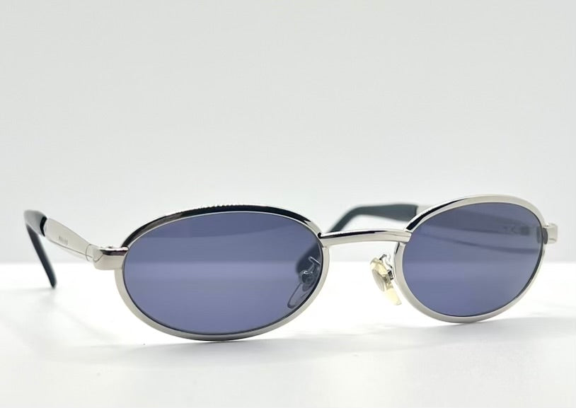 POLICE 2403 COL.579 Vintage Sunglasses-Spring Hinge-Oval 90s Style Deadstock