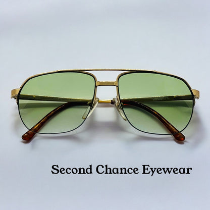 Vintage ALFRED DUNHILL 6233A 41 HALF RIM Frame RENEWED with Brand New- Custom Berko’s Designs Lenses