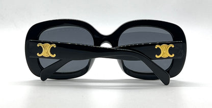 CELINE Triomphe CL40262U 01A Black Gold Sunglasses Deadstock Full Kit