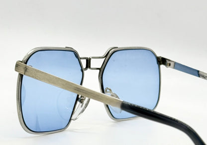 Neostyle FLEET Vintage Metal Sunglasses-New Blue Tinted Custom Lenses
