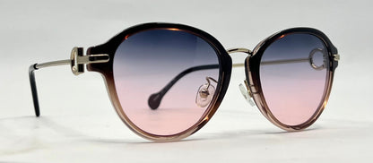 Salvatore Ferragamo SF2826 Sunglasses-New Grey/Rose Custom Gradient Lenses-Unworn