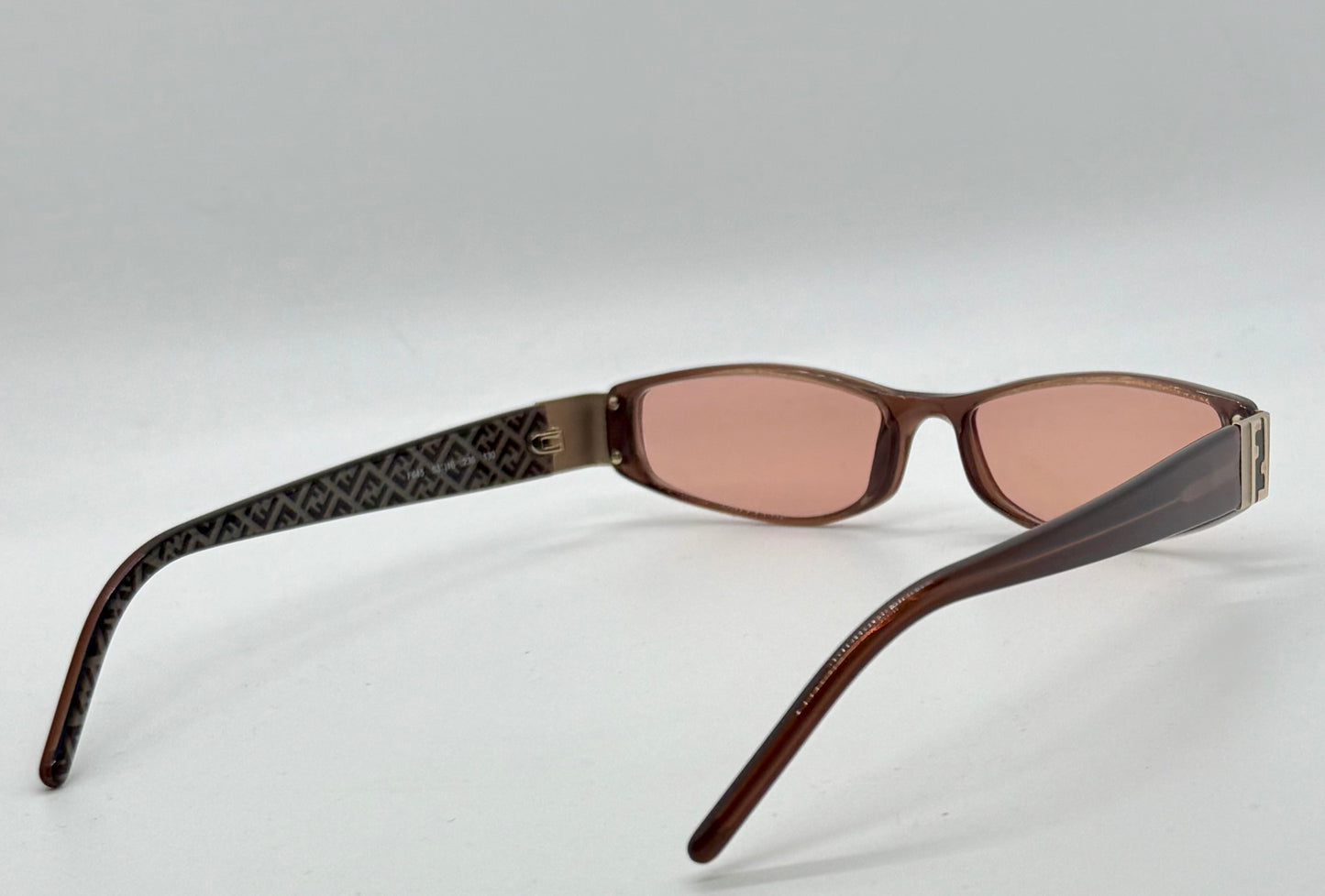 Fendi F645 238 Vintage Sunglasses–FF Monogram Arms-Deadstock/Unworn Italy