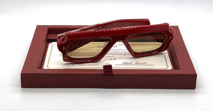 Jacques Marie Mage Decato Vermillion Bunker77 Sunglasses LTD 25 Unworn Full Kit